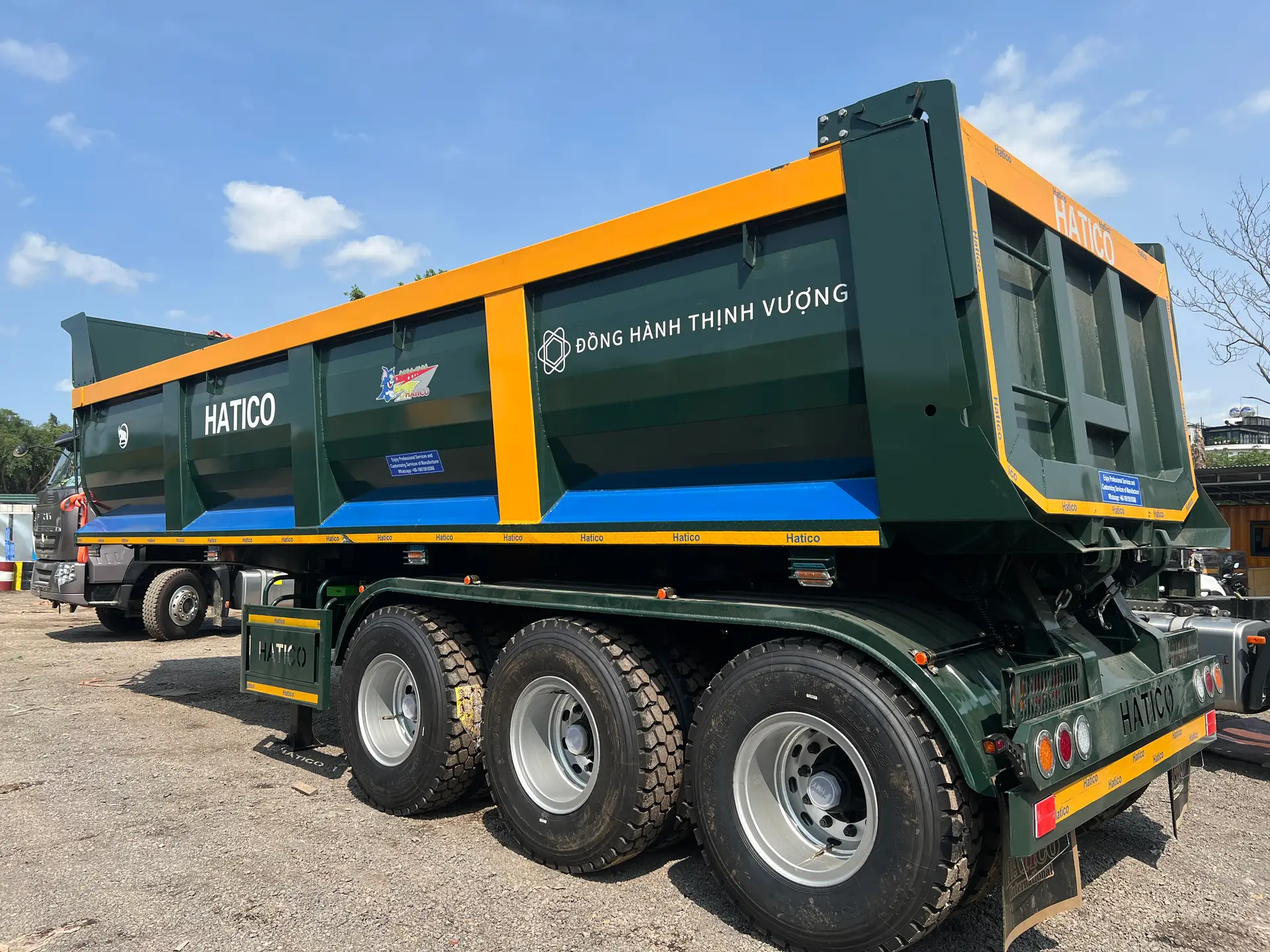 Moóc ben U 8.7 tấn - Lốp có săm 1