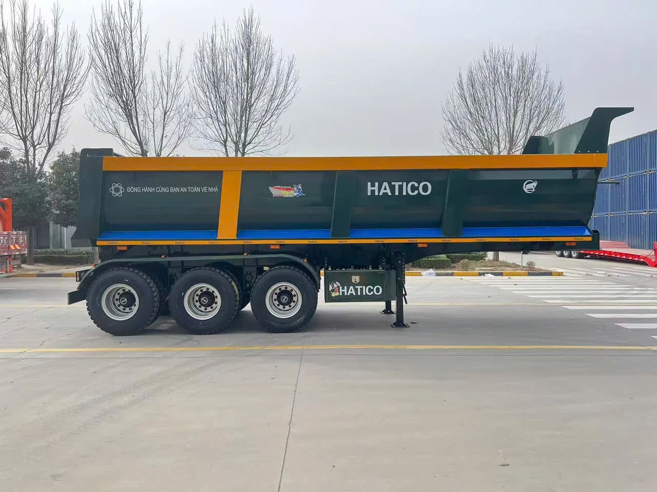 Moóc ben U 8.7 tấn - Lốp có săm 6
