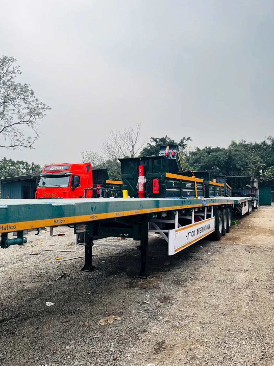 Moóc sàn 45F 8.2 tấn - 14.3m 2