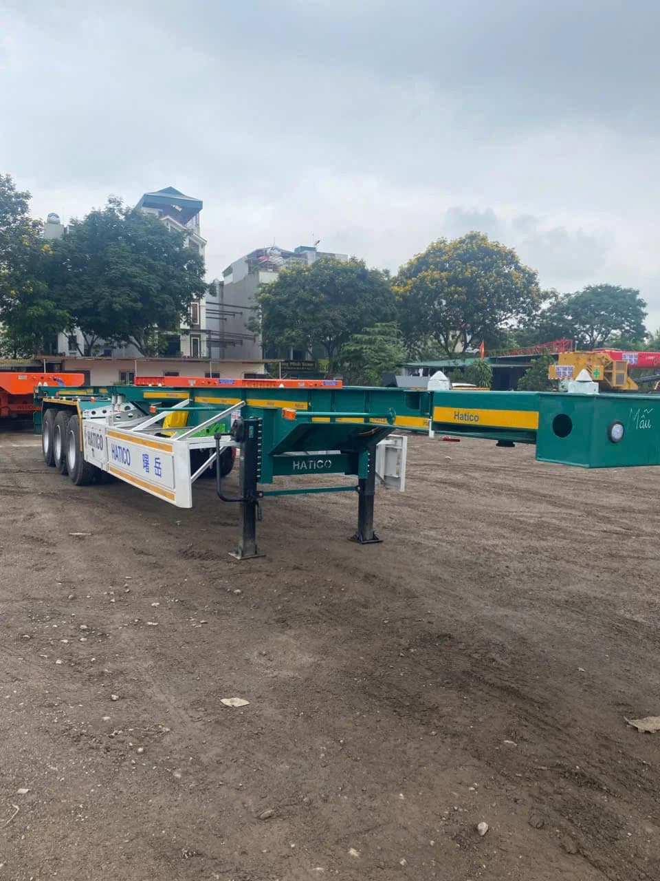 Moóc xương thẳng 45F lốp có săm 1
