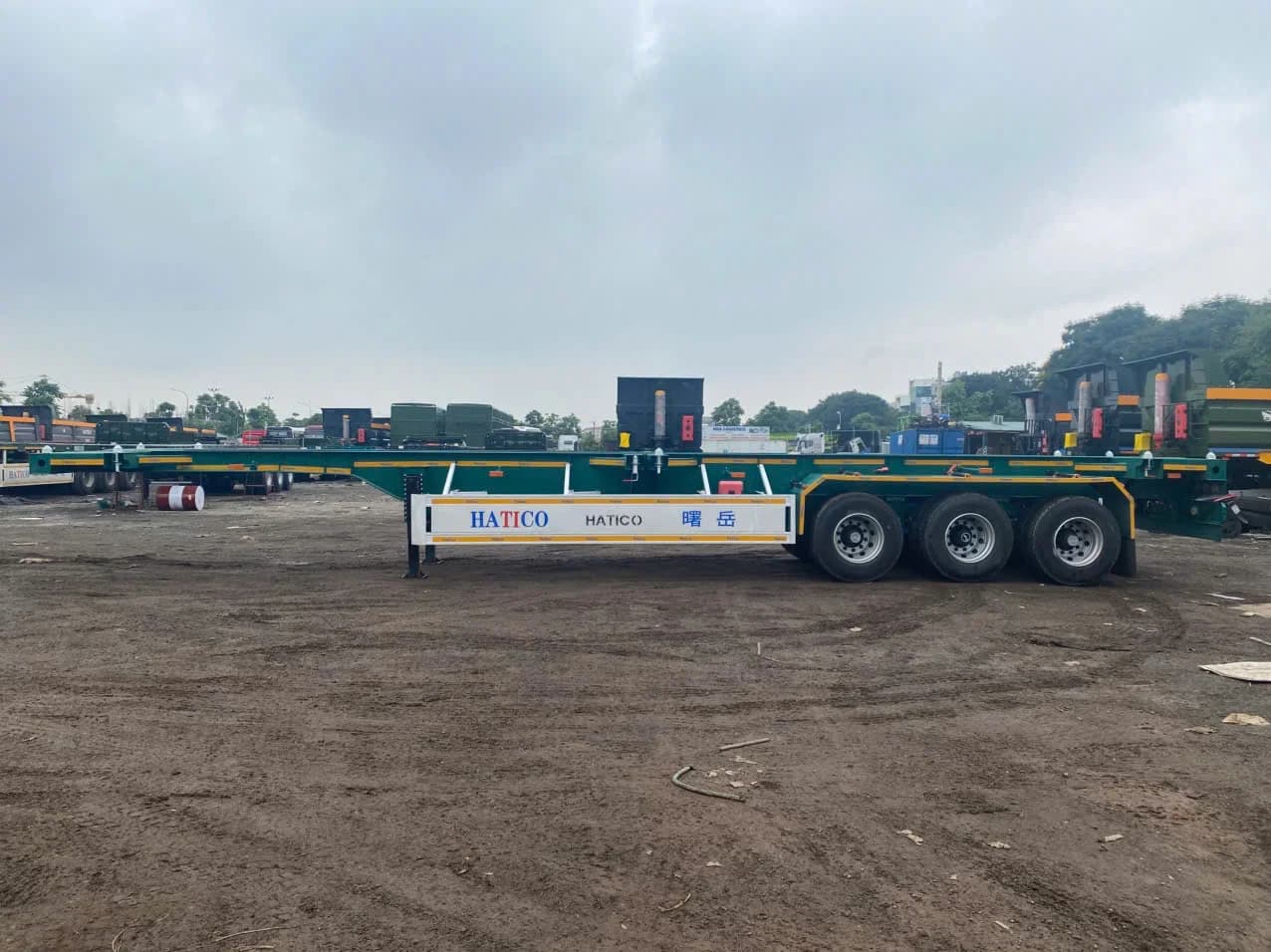 Moóc xương thẳng 45F lốp có săm 2