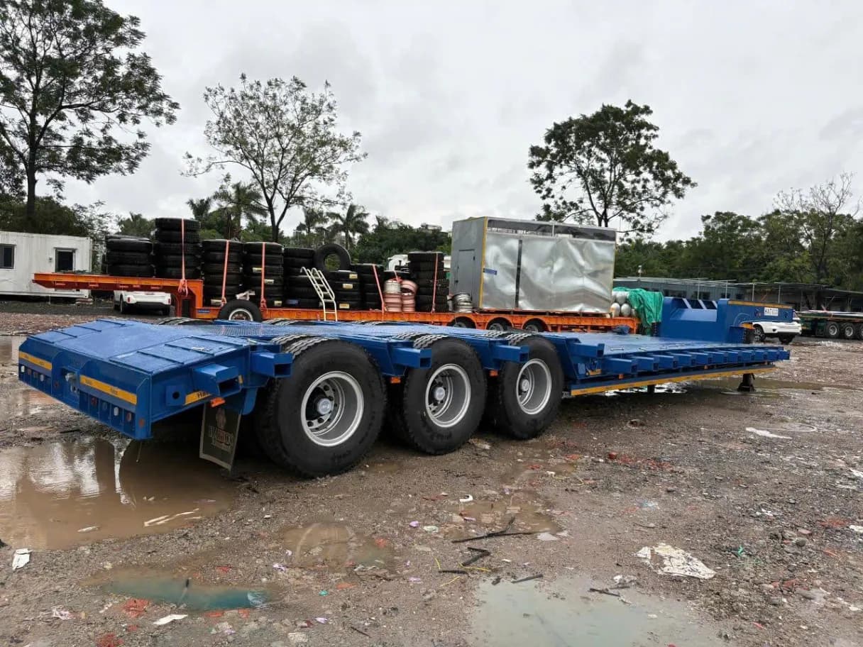 Foọc 4 trục chở máy 14.8m 3
